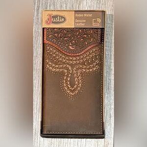 Nwt Justin Rodeo Wallet